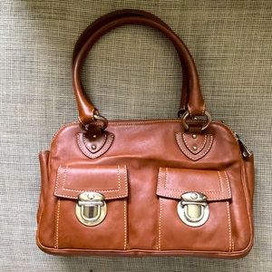 Cognac leather Marc Jacobs bag